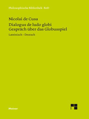 cover image of Dialogus de ludo globi. Über das Globusspiel
